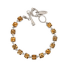 Sterling Silver Citrine Toggle Bracelet