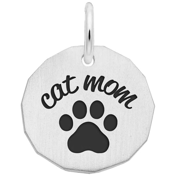 Sterling Cat Mom Disc