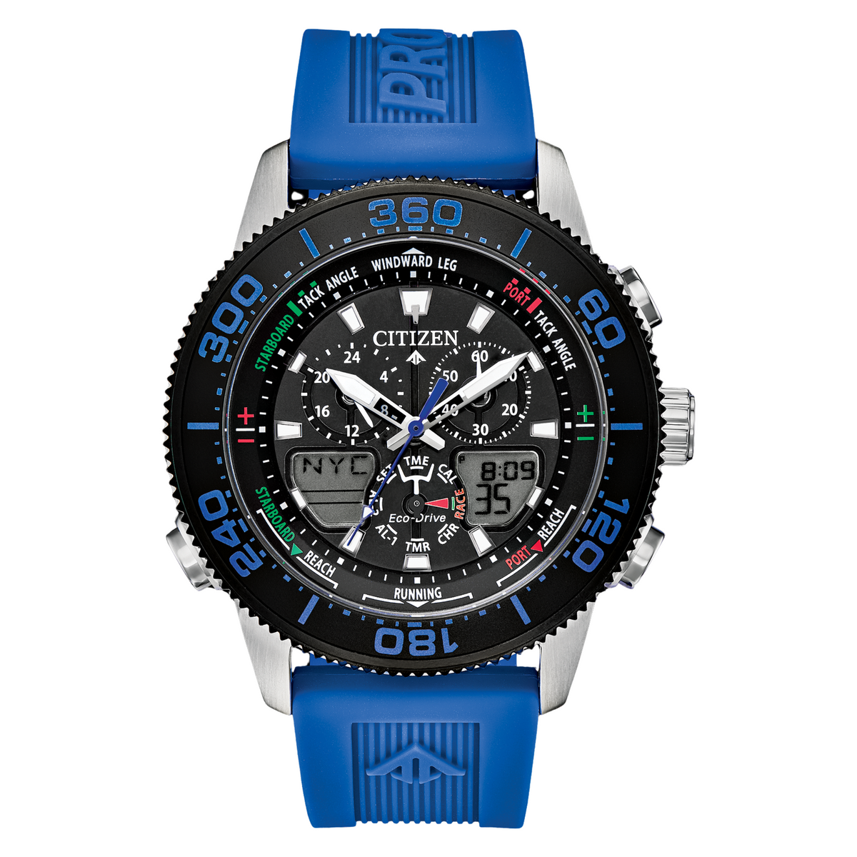 Citizen Eco Drive Promaster Sailhawk with Blue Band JR4068-01E