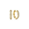 14K YG .29CTW G-H SI+ PAVE HUG