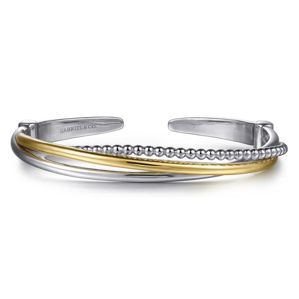 BUJUKAN 14K YG STERLING TWISTE