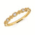 14kt Yellow Gold .13ctw I I1 Diamond Stackable Band