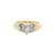 Estate 18kt Yellow Gold .90ctw I I1 Diamond Engagement Ring