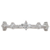 14K White Gold Petite Diamond Station Ring