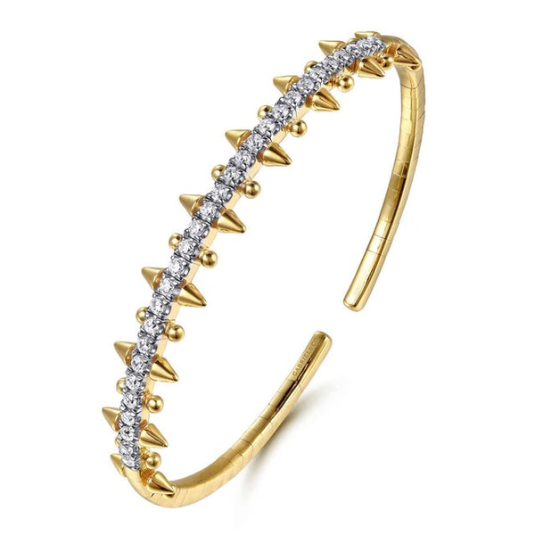 BUJUKAN 14K YG .71CTW G-H SI+