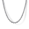 24" Sterling Silver Link Chain.