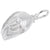 Sterling Silver Cowboy Hat Charm.