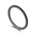 14K White Gold Black Rhodium Black Diamond Band S2105944