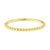 14K YG BEADED RING