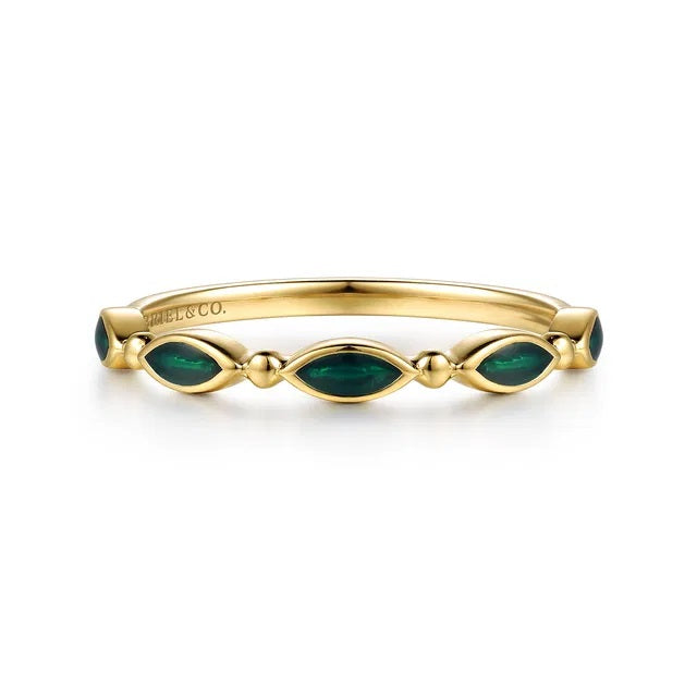 Bujukan Ball Marquise Chrome Green Enamel SZ 6.5 S2334716