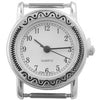 14MM WHITE DIAL BLACK ENGRAVED.