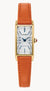 FIO ORANGE LEATHER GOLD TONE E.