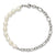 Stainless Steel Freshwater Cultured Pearl Bracelet 8.25in