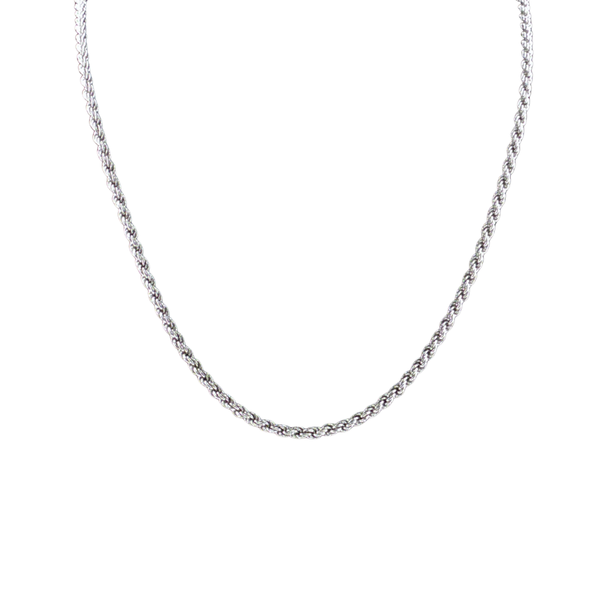 S/S ROPE CHAIN 21.5INSOLD AS