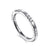 14K White Gold Triple Diamond Station Band .18CTW S2025157
