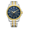 Citizen Quartz Two Tone Watch Blue Dial AG8348-56L