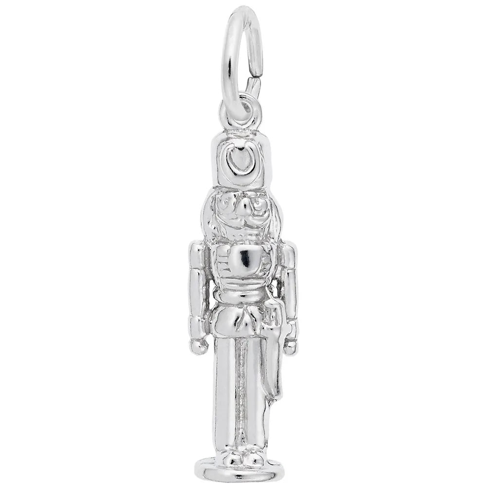 Sterling Silver Nutcracker Charm.