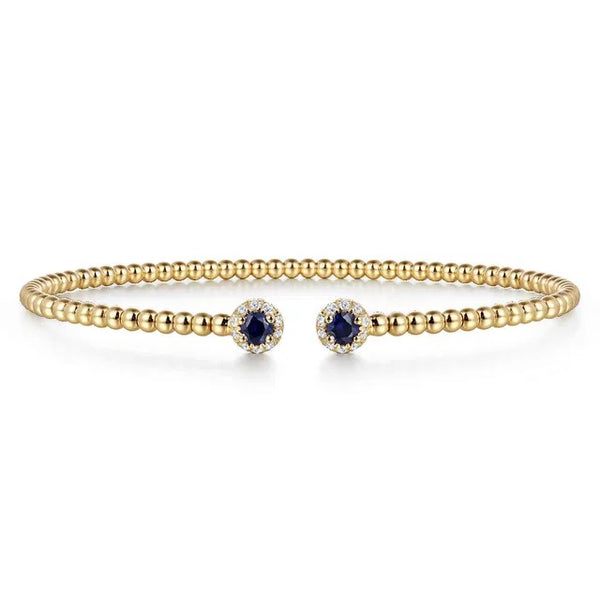 BUJUKAN 14K YG .27CTW SAPH A