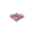Estate 10kt Yellow Gold Garnet Cluster Ring