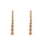 EMBERLIGHT 14K YG .75CTW WHT/BRN DANGLE EARRINGS