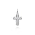 Sterling Silver Brushed Cross Pendant.