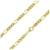 Stellari 18K Yellow Gold plated Figaro Chain