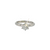 Estate 14kt White Gold Diamond Solitaire Engagement Ring .80ct I VS2 GIA 6157068743