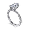 14K White Gold Lanna 1.5CT Marquise Center Diamond Semi-Mount Ring S2086959