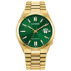 Citizen Gold Tone Tsuyosa Green Dial Watch NJ0152-51X