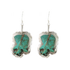 Estate Sterling Sliver Turquoise Eagle Earrings