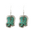 Estate Sterling Sliver Turquoise Eagle Earrings