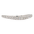 14KWhite Gold Diamond Curved Notched Band