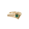 Estate 18kt Yellow Gold .24ct Emerald Ring