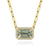 14K YG 7.16CT GREEN AMETHYST .