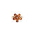 10KY CITRINE FLOWER RING
