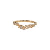 14kt Yellow Gold .10ctw I I1 Milgrain Scroll Band