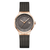 GLOCK GW-28-2-18 Rose Tone Watch with Mesh Band & Diamonds