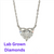 14kt White Gold 2.08ct E VS1 Lab Diamond Heart Adjustable Necklace LG674553781
