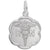 STERLING RN CADUCEUS SCALLOPED