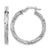 Leslie's Sterling Silver Twisted Hoops