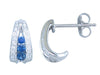 14K WG .31CTW BLUE SAPPHIRE .1