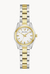 Surveyor Two Tone White Dial Women's Watch