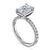 14K White Gold 3CT Center Winslow Engagement Semi-Mount.