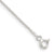 STERLING RHODIUM PLATED 1MM RO