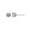 STERLING RHODIUM 6MM CREATED W.