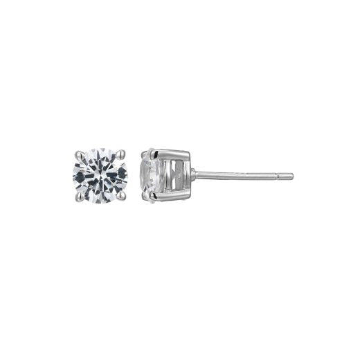 STERLING RHODIUM 6MM CREATED W.