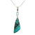 Sterling Sliver Aqua Chrysocolla Pendant