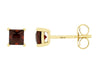 14K YG .96CTW GARNET STUDS