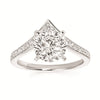 14K WG .43CTW G-H SI1/SI2 POIN
