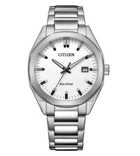 Citizen Eco Drive Stainless White Dial